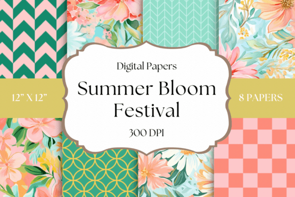 Capturing Sunshine: The Versatility of Summer Bloom Festival Digital Papers