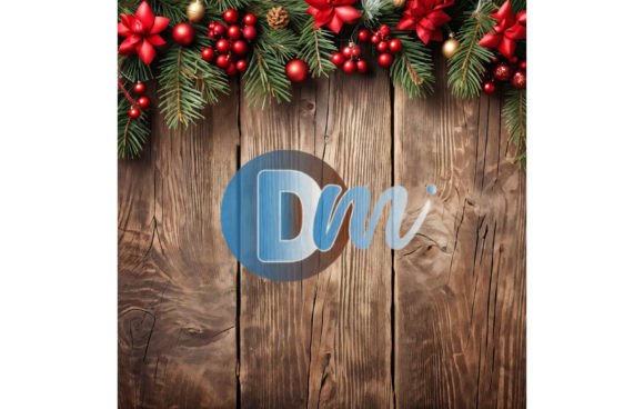 Christmas Wooden Digital Paper 9: Instant Download for Designers