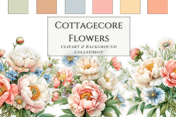 Cottagecore Flower Clipart & Backgrounds: A Designer's Guide