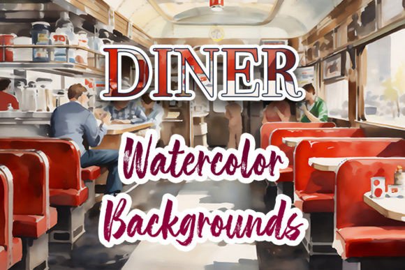 Diner Backgrounds: Vintage Charm for Modern Creators