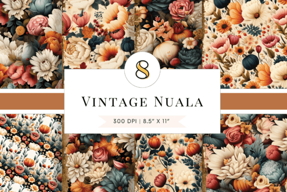 Earthy Autumn Charm: Using Fall Pattern Backgrounds