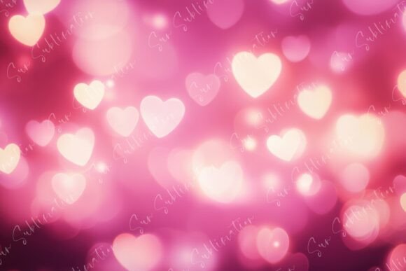 Elevate Your Designs with a Soft Pink Hearts Background