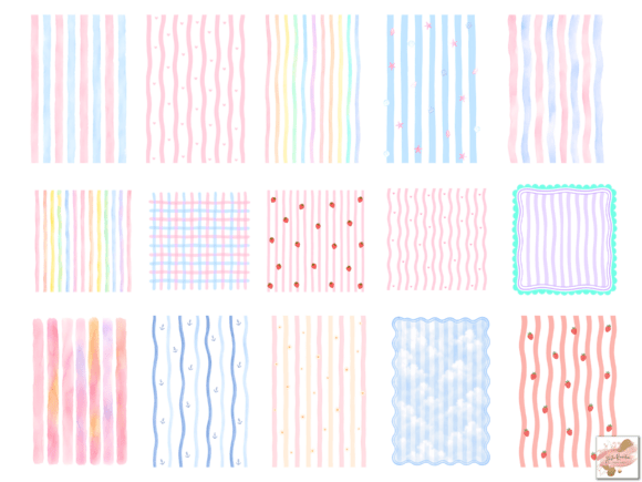 Elevate Your Projects with Pastel Stripes Png Striped Backgrounds