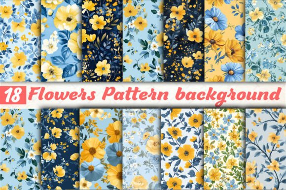 Flowers Pattern Background: A Versatile Digital Asset for Modern Creators