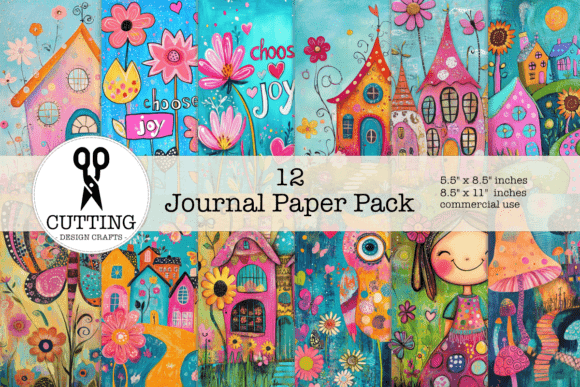Happy Printable Junk Journal Kit: A Burst of Creative Whimsy