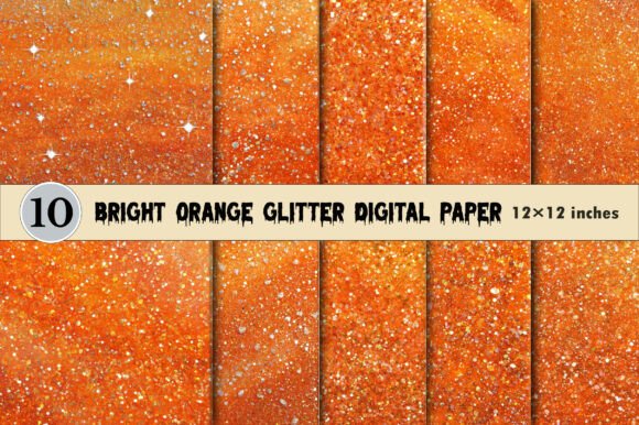 Infuse Your Projects with Vibrant Energy Using This Glitter Digital Paper