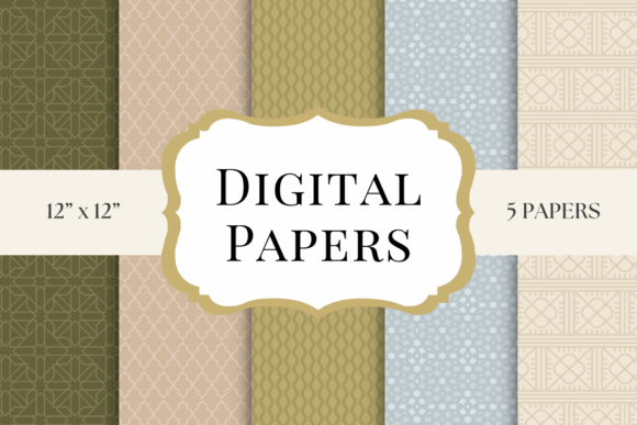 Neutral Geometric Digital Papers: A Foundation for Calm Design