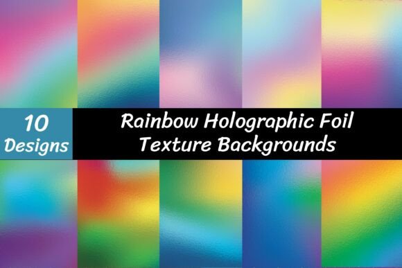 Rainbow Holographic Foil Texture Vector: Your New Design Secret Weapon