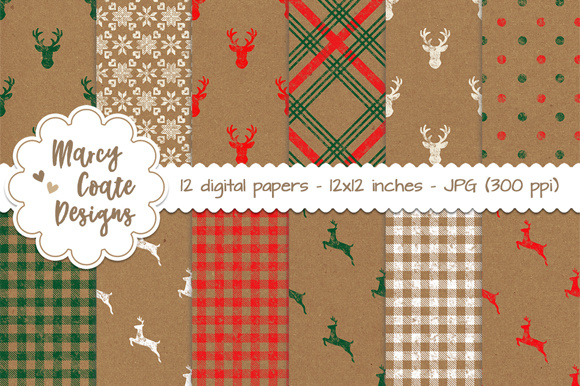 Rustic Holiday Charm: The Appeal of Christmas Kraft Paper Backgrounds