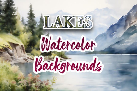 Swiss & Italian Lake Watercolor Backgrounds: Design Guide