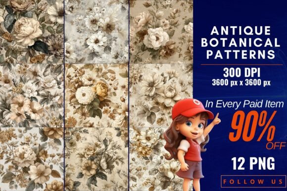 Timeless Elegance: Unpacking Antique Botanical Patterns