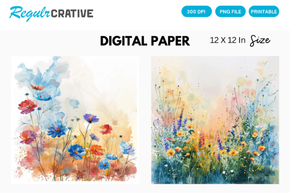 Wild Flower Watercolor Painting Paper: Elevate Your Creative Projects